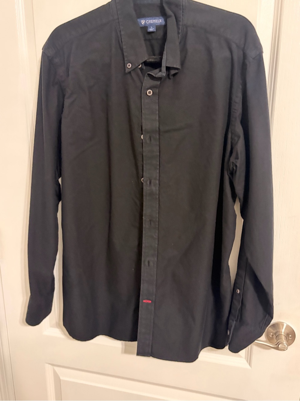 Daniel Cremieux Black Long-Sleeve Dress Shirt